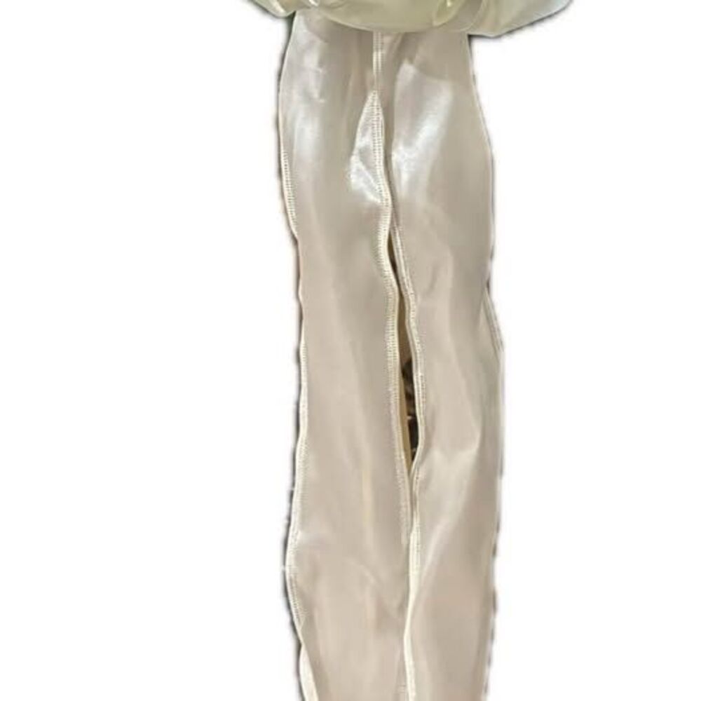 Large off-white satin ribbon bow decoration for wedding/events - 12 Available